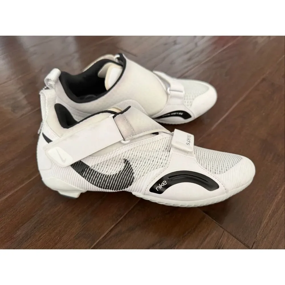 Nike Superrep Cycling Shoes White and Black Women’s 6.5